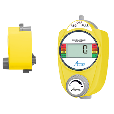 Amvex Suction Regulator - Continuous 3 Mode 0-300 mmHg - Digital