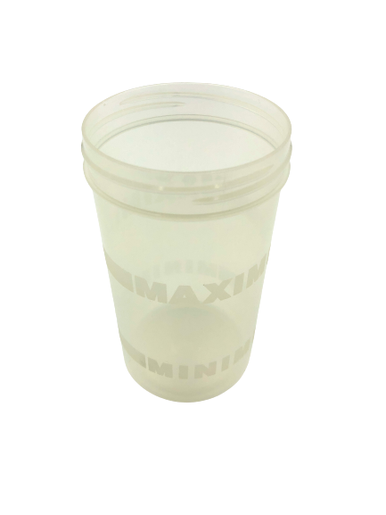 Salter Labs BOS7600 disposable oxygen humidifier bottle clear 350ml jar with MAX MIN fill level markings