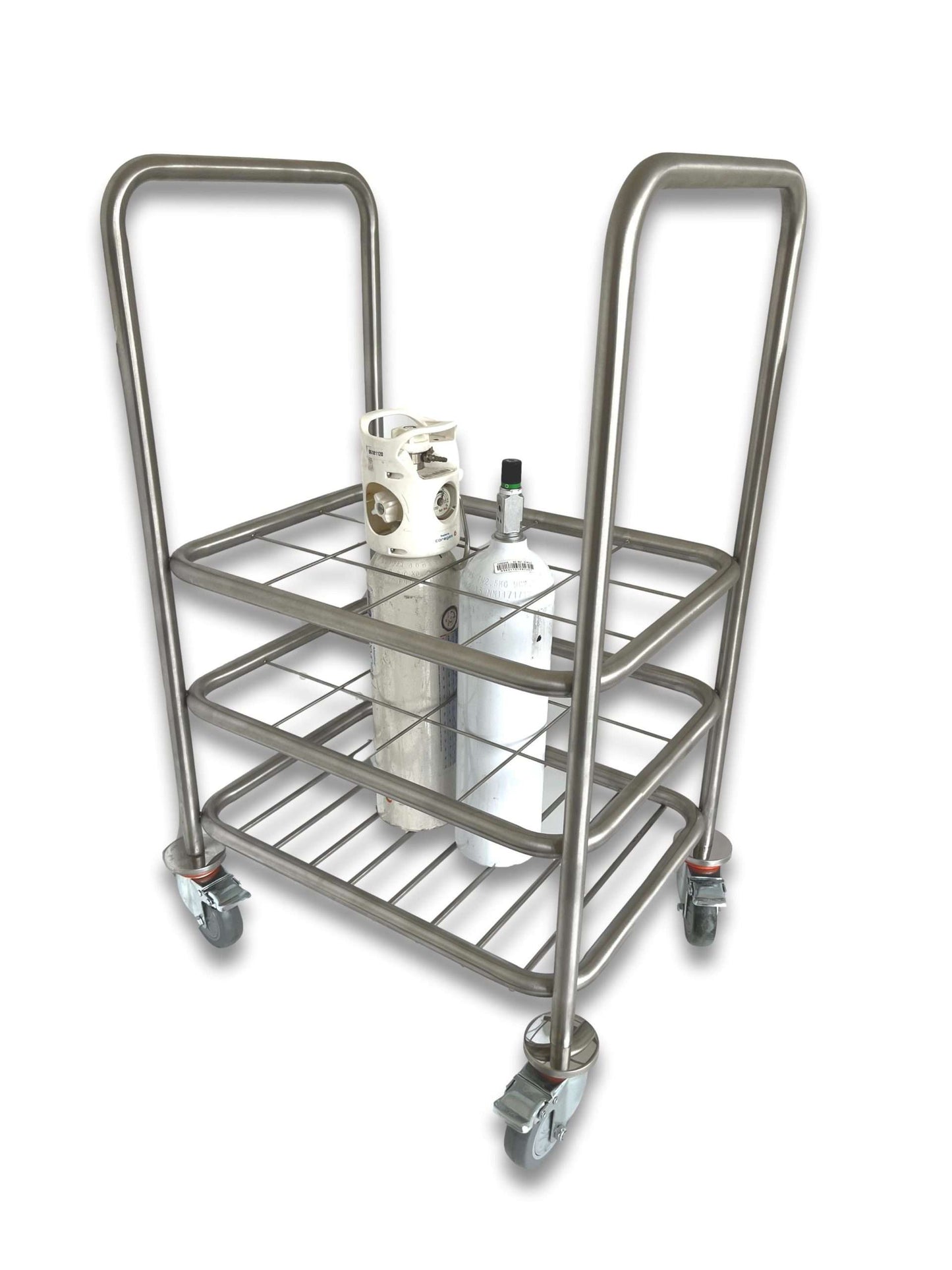 12 C Size Gas Cylinder Trolley Side View 