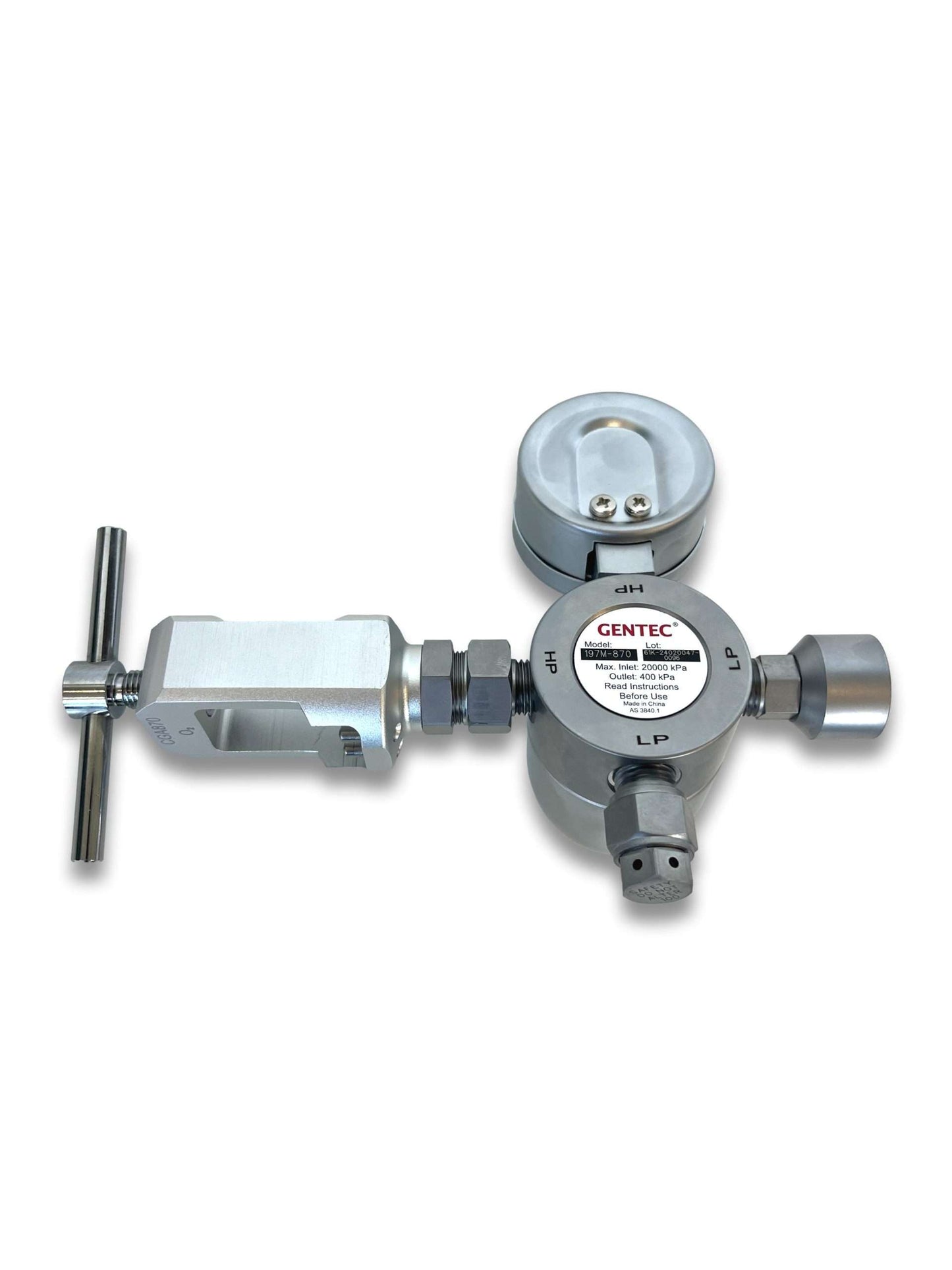 Regulator High Flow Medical Oxygen - Gentec