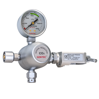 Pressure Gauge - Medical Carbon Dioxide 0 - 30,000 kPa - Gentec 197HF