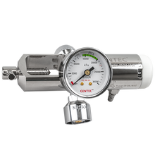Regulator/Flowmeter - Medical Oxygen - 25 Lpm w 2 SIS - Gentec
