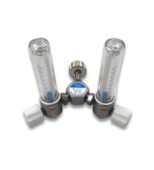 MediMeter Medical Oxygen - Twin flowmeter - 0-15 LPM