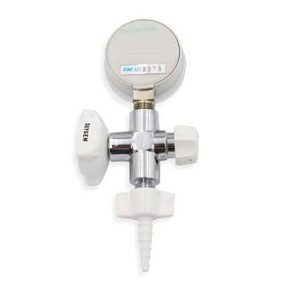 Flowmeter Medical Oxygen - Gauge Style - 0-14 LPM
