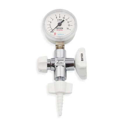 Flowmeter Medical Oxygen - Gauge Style - 0-14 LPM