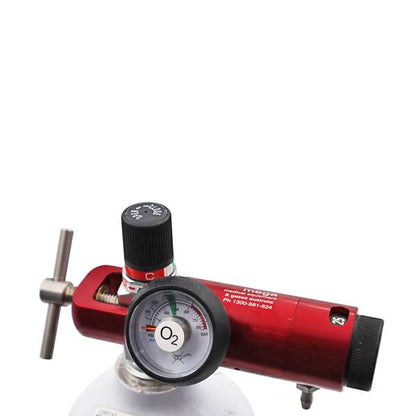 Regulator-Flowmeter 0.25-25 LPM - Medical Oxygen