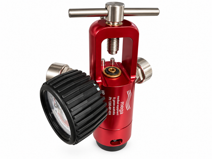 Regulator-Flowmeter 2 Outlets 0.25-25 LPM - Medical Oxygen