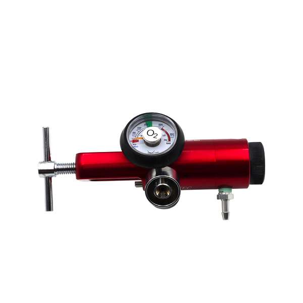 Regulator-Flowmeter 2 Outlets 0.25-25 LPM - Medical Oxygen