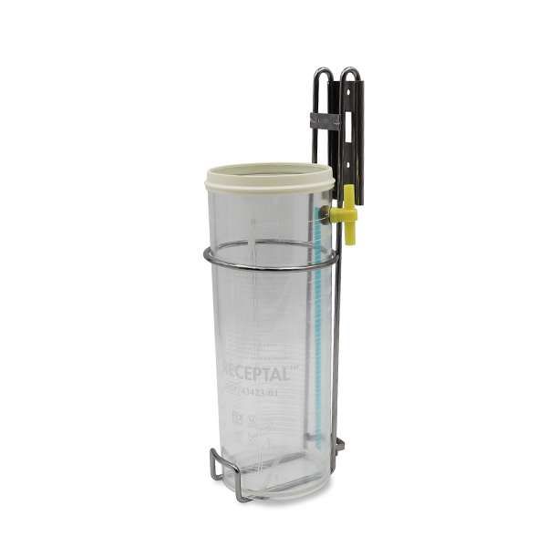 Receptal Suction Canister Wire Holder - Single Canister