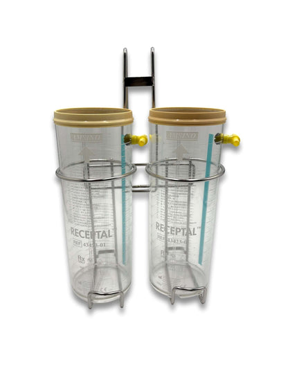 Receptal Suction Canister Wire Holder - Dual Canister