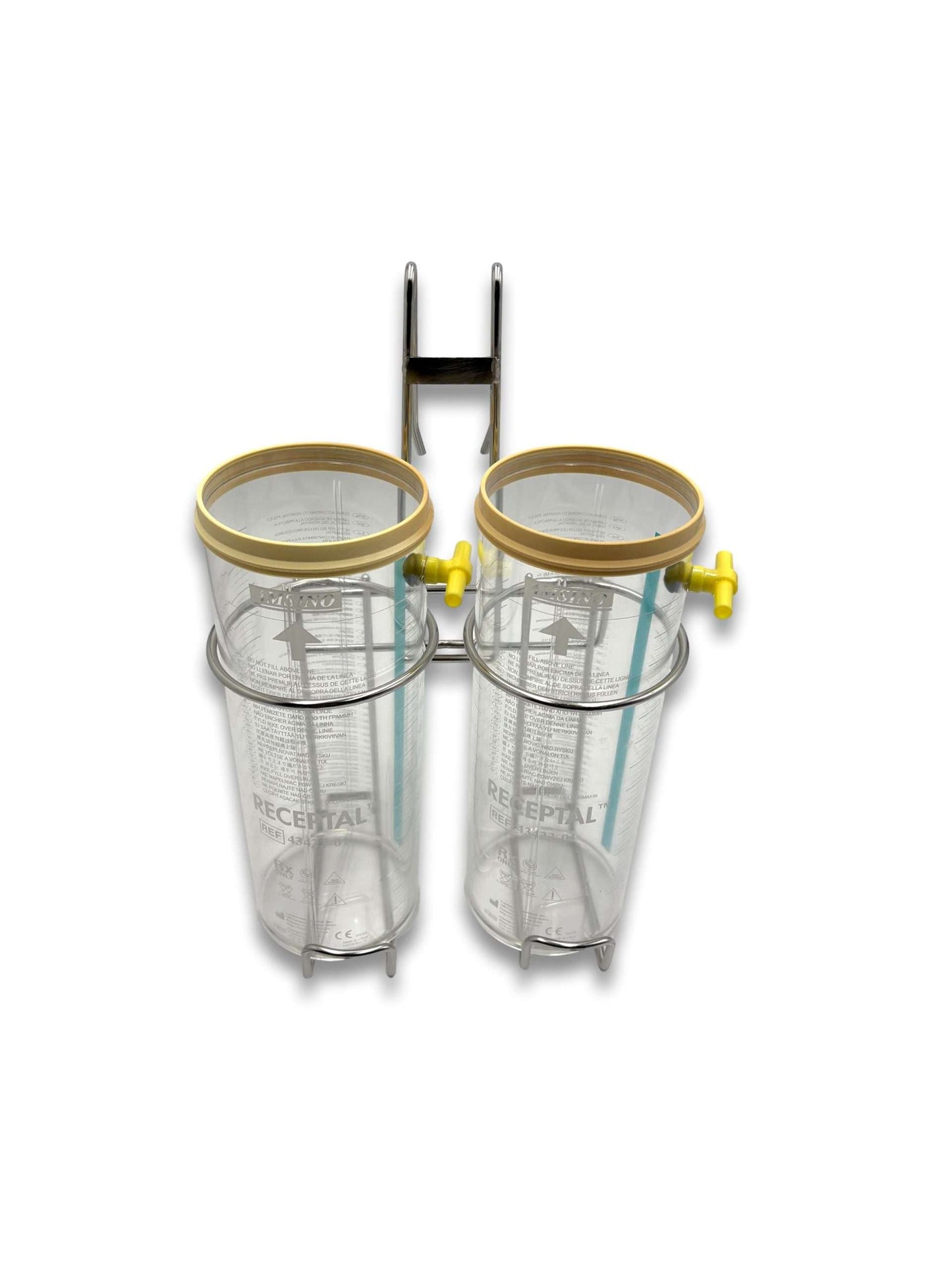 Receptal Suction Canister Wire Holder - Dual Canister