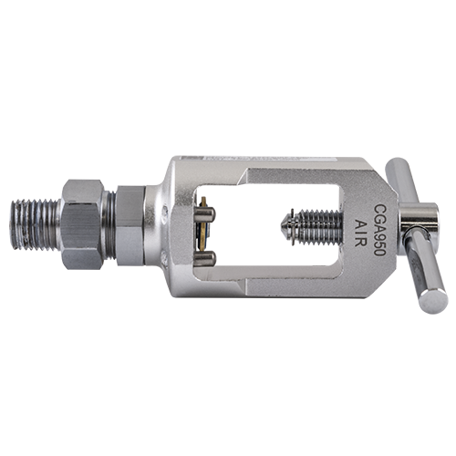 Yoke Fitting Medical Air Aluminium 1/4" NPT