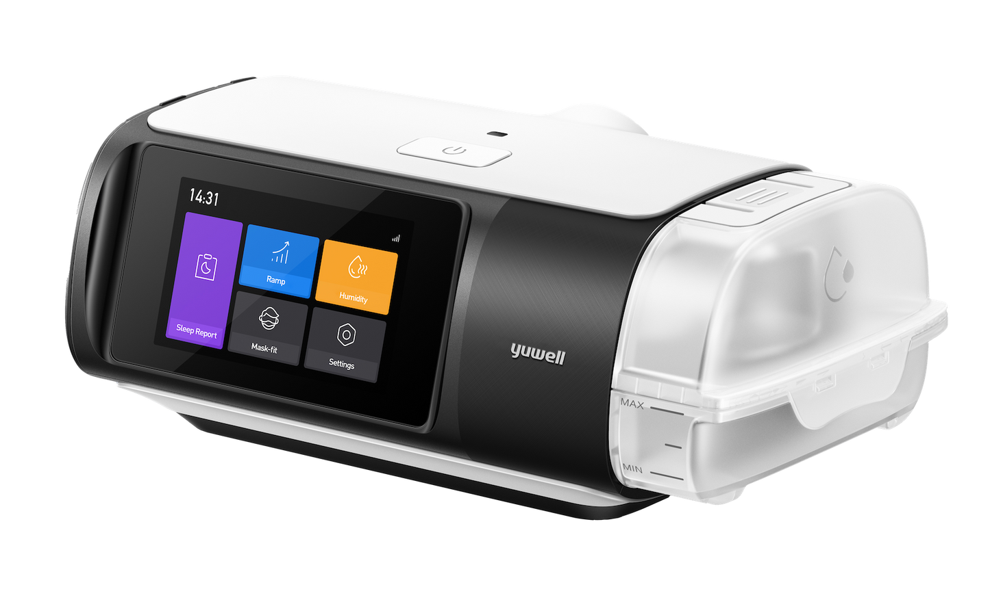 Yuwell Breathcare III Auto CPAP Device Side view