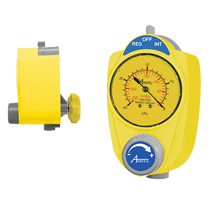 Amvex Suction Regulator 0-160 mmHg - Digital with Bronze Filter