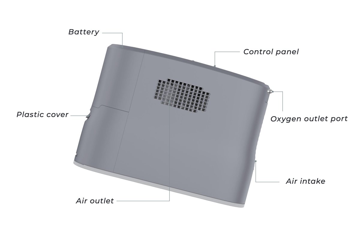 Kingon P2-E Portable Oxygen Concentrator P2E