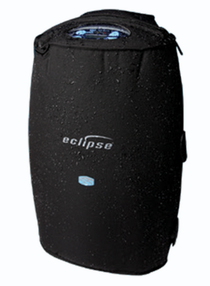 CAIRE Eclipse 5 portable oxygen concentrator with protective cover accessory