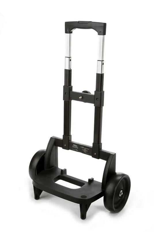 CAIRE Eclipse 5 trolley cart with telescoping handle extended and two large wheels