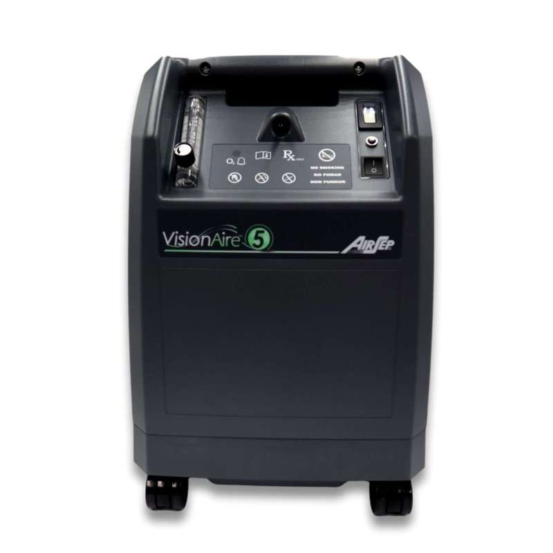 CAIRE VisionAire 5 litre home oxygen concentrator front view