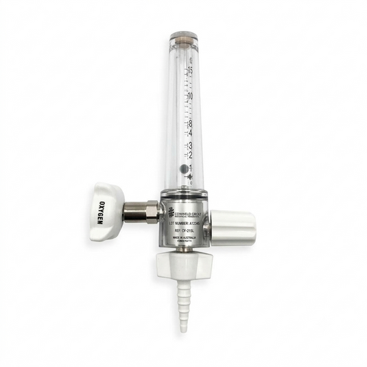 Flowmeter Medical Oxygen 0-15 LPM Front View 