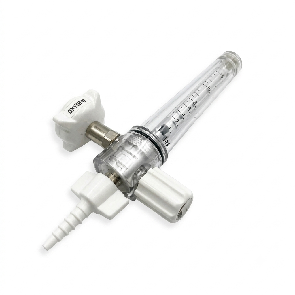 Knob Medical Oxygen - Ezi-Flow Flowmeter Front View 
