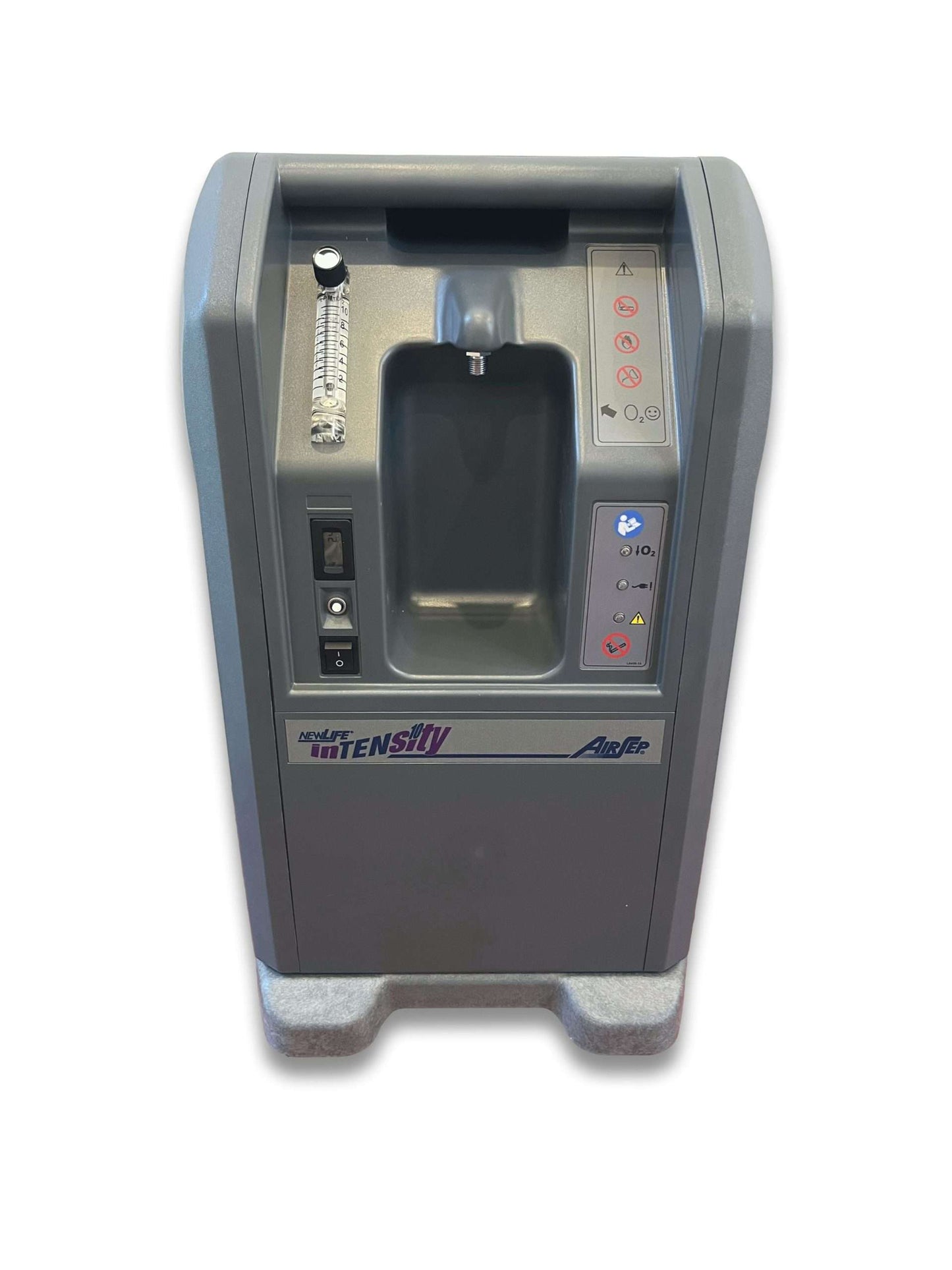 NewLife Intensity 10L single flow oxygen concentrator front view