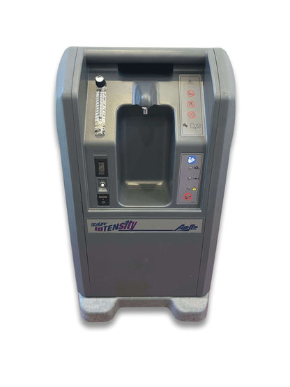 NewLife Intensity 10L single flow oxygen concentrator front view