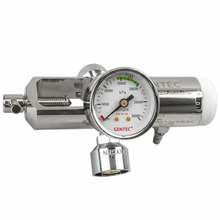 Regulator/Flowmeter - Medical Oxygen - 25 Lpm w 2 SIS - Gentec
