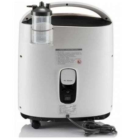 Yuwell 8F-5A 5L stationary oxygen concentrator back view